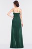ColsBM Tayler Dark Jade Elegant A-line Spaghetti Sleeveless Zip up Bridesmaid Dresses