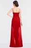 ColsBM Tayler Flame Scarlet Elegant A-line Spaghetti Sleeveless Zip up Bridesmaid Dresses