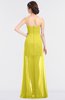 ColsBM Tayler Pale Yellow Elegant A-line Spaghetti Sleeveless Zip up Bridesmaid Dresses