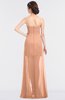 ColsBM Tayler Peach Nectar Elegant A-line Spaghetti Sleeveless Zip up Bridesmaid Dresses
