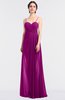 ColsBM Tayler Raspberry Elegant A-line Spaghetti Sleeveless Zip up Bridesmaid Dresses