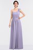 ColsBM Winter Light Purple Mature A-line Asymmetric Neckline Sleeveless Floor Length Flower Bridesmaid Dresses