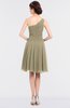 ColsBM Miriam Candied Ginger Mature A-line Zip up Knee Length Bow Bridesmaid Dresses