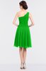 ColsBM Miriam Classic Green Mature A-line Zip up Knee Length Bow Bridesmaid Dresses