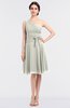 ColsBM Miriam Cream Mature A-line Zip up Knee Length Bow Bridesmaid Dresses