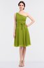 ColsBM Miriam Green Oasis Mature A-line Zip up Knee Length Bow Bridesmaid Dresses