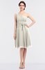 ColsBM Miriam Whisper White Mature A-line Zip up Knee Length Bow Bridesmaid Dresses