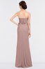 ColsBM Natalee Blush Pink Romantic A-line Strapless Zip up Floor Length Ruching Bridesmaid Dresses