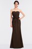 ColsBM Natalee Copper Romantic A-line Strapless Zip up Floor Length Ruching Bridesmaid Dresses
