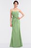ColsBM Natalee Gleam Romantic A-line Strapless Zip up Floor Length Ruching Bridesmaid Dresses