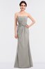 ColsBM Natalee Hushed Violet Romantic A-line Strapless Zip up Floor Length Ruching Bridesmaid Dresses
