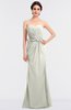 ColsBM Natalee Ivory Romantic A-line Strapless Zip up Floor Length Ruching Bridesmaid Dresses
