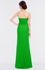 ColsBM Natalee Jasmine Green Romantic A-line Strapless Zip up Floor Length Ruching Bridesmaid Dresses