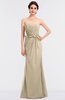 ColsBM Natalee Novelle Peach Romantic A-line Strapless Zip up Floor Length Ruching Bridesmaid Dresses