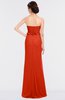 ColsBM Natalee Persimmon Romantic A-line Strapless Zip up Floor Length Ruching Bridesmaid Dresses