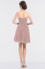 ColsBM Averi Blush Pink Mature A-line Zip up Mini Beaded Bridesmaid Dresses