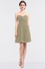 ColsBM Averi Candied Ginger Mature A-line Zip up Mini Beaded Bridesmaid Dresses