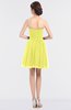 ColsBM Averi Pale Yellow Mature A-line Zip up Mini Beaded Bridesmaid Dresses