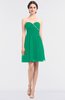 ColsBM Averi Pepper Green Mature A-line Zip up Mini Beaded Bridesmaid Dresses