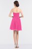 ColsBM Averi Rose Pink Mature A-line Zip up Mini Beaded Bridesmaid Dresses