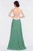ColsBM Rachel Beryl Green Mature A-line Strapless Zip up Sweep Train Plainness Bridesmaid Dresses