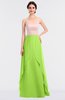 ColsBM Rachel Bright Green Mature A-line Strapless Zip up Sweep Train Plainness Bridesmaid Dresses