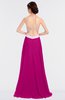 ColsBM Rachel Hot Pink Mature A-line Strapless Zip up Sweep Train Plainness Bridesmaid Dresses