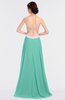 ColsBM Rachel Mint Green Mature A-line Strapless Zip up Sweep Train Plainness Bridesmaid Dresses