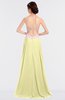 ColsBM Rachel Wax Yellow Mature A-line Strapless Zip up Sweep Train Plainness Bridesmaid Dresses