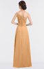 ColsBM Kendra Apricot Elegant Asymmetric Neckline Sleeveless Floor Length Flower Bridesmaid Dresses