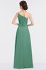 ColsBM Kendra Beryl Green Elegant Asymmetric Neckline Sleeveless Floor Length Flower Bridesmaid Dresses