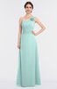 ColsBM Kendra Blue Glass Elegant Asymmetric Neckline Sleeveless Floor Length Flower Bridesmaid Dresses