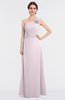 ColsBM Kendra Blush Elegant Asymmetric Neckline Sleeveless Floor Length Flower Bridesmaid Dresses