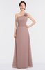ColsBM Kendra Bridal Rose Elegant Asymmetric Neckline Sleeveless Floor Length Flower Bridesmaid Dresses