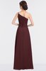 ColsBM Kendra Burgundy Elegant Asymmetric Neckline Sleeveless Floor Length Flower Bridesmaid Dresses