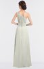 ColsBM Kendra Cream Elegant Asymmetric Neckline Sleeveless Floor Length Flower Bridesmaid Dresses