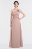 ColsBM Kendra Dusty Rose Elegant Asymmetric Neckline Sleeveless Floor Length Flower Bridesmaid Dresses