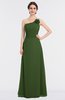 ColsBM Kendra Garden Green Elegant Asymmetric Neckline Sleeveless Floor Length Flower Bridesmaid Dresses