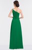 ColsBM Kendra Green Elegant Asymmetric Neckline Sleeveless Floor Length Flower Bridesmaid Dresses