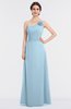 ColsBM Kendra Ice Blue Elegant Asymmetric Neckline Sleeveless Floor Length Flower Bridesmaid Dresses