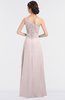 ColsBM Kendra Light Pink Elegant Asymmetric Neckline Sleeveless Floor Length Flower Bridesmaid Dresses