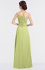 ColsBM Kendra Lime Green Elegant Asymmetric Neckline Sleeveless Floor Length Flower Bridesmaid Dresses
