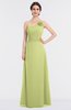ColsBM Kendra Lime Sherbet Elegant Asymmetric Neckline Sleeveless Floor Length Flower Bridesmaid Dresses