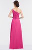 ColsBM Kendra Rose Pink Elegant Asymmetric Neckline Sleeveless Floor Length Flower Bridesmaid Dresses