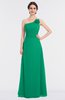 ColsBM Kendra Sea Green Elegant Asymmetric Neckline Sleeveless Floor Length Flower Bridesmaid Dresses