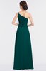 ColsBM Kendra Shaded Spruce Elegant Asymmetric Neckline Sleeveless Floor Length Flower Bridesmaid Dresses