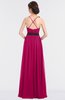 ColsBM Ivanna Beetroot Purple Elegant A-line Halter Sleeveless Floor Length Flower Bridesmaid Dresses