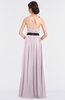 ColsBM Ivanna Blush Elegant A-line Halter Sleeveless Floor Length Flower Bridesmaid Dresses