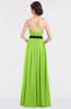 ColsBM Ivanna Bright Green Elegant A-line Halter Sleeveless Floor Length Flower Bridesmaid Dresses