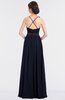 ColsBM Ivanna Dark Sapphire Elegant A-line Halter Sleeveless Floor Length Flower Bridesmaid Dresses